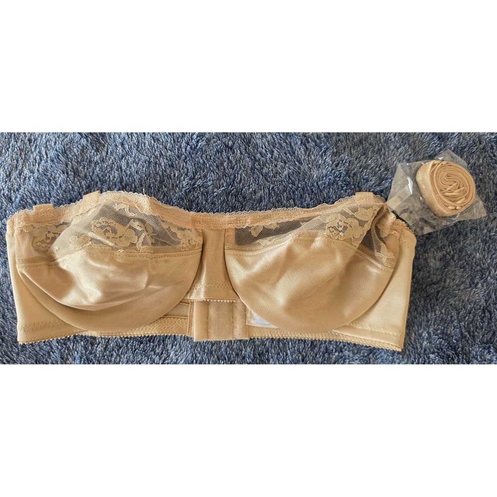 Avon Fashions Strapless Bra 32B Beige Solid Wireless Women Bandeau